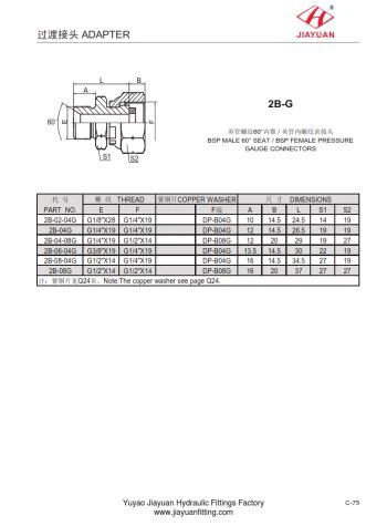 Man BSP Cone Swivel Gauge Connector