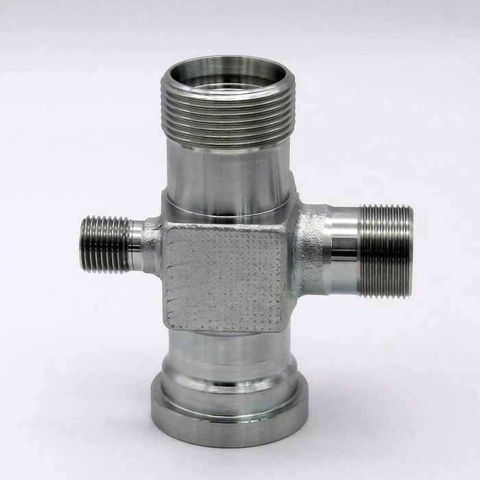 Hydraulische adapters met gespleten flens
